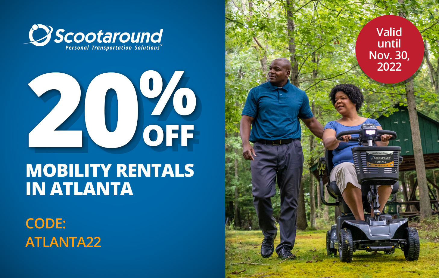 Save 20% on Mobility Rentals in Atlanta